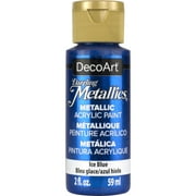 DecoArt Dazzling Metallics Acrylic Color, 2 oz., Ice Blue