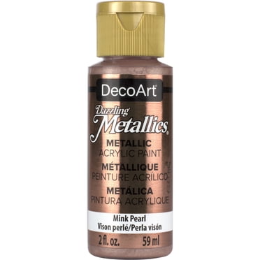 DecoArt Dazzling Metallics Acrylic Glaze, 2 oz., Medieval Gold ...