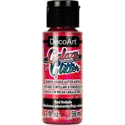 DecoArt Galaxy Glitter Paint - Red Nebula, 2 oz