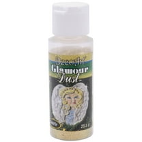 DecoArt Glamour Dust Glitter Flakes: Gold Sprinkle-On Glitter