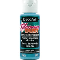 DecoArt Glamour Dust Glitter Paint 2oz-Turquoise Sparkle