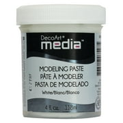 DecoArt Media Modeling Paste, 4 oz., White