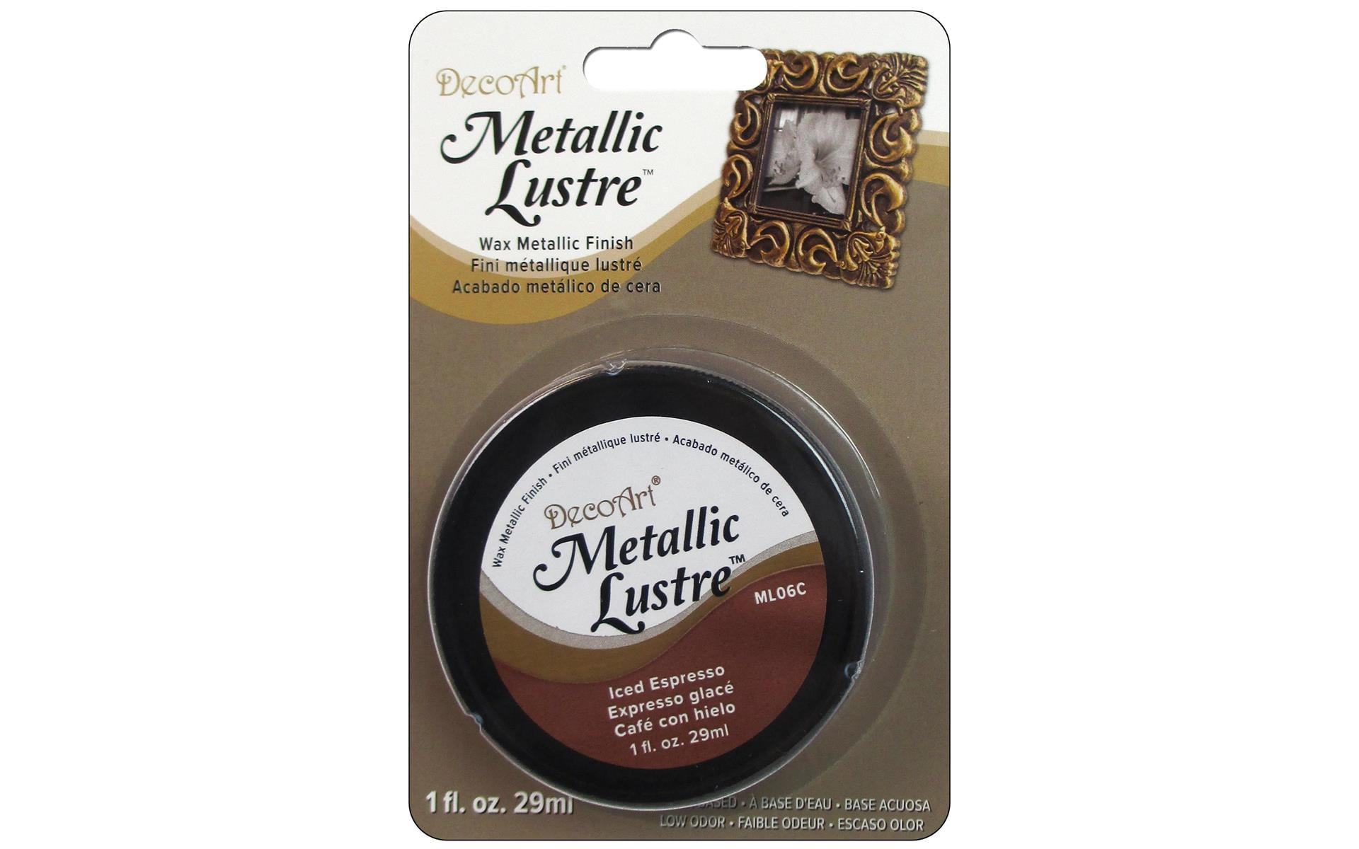 DecoArt Metallic Lustre Wax Finish 1oz-Iced Espresso - Walmart.com, image size:1920x1200