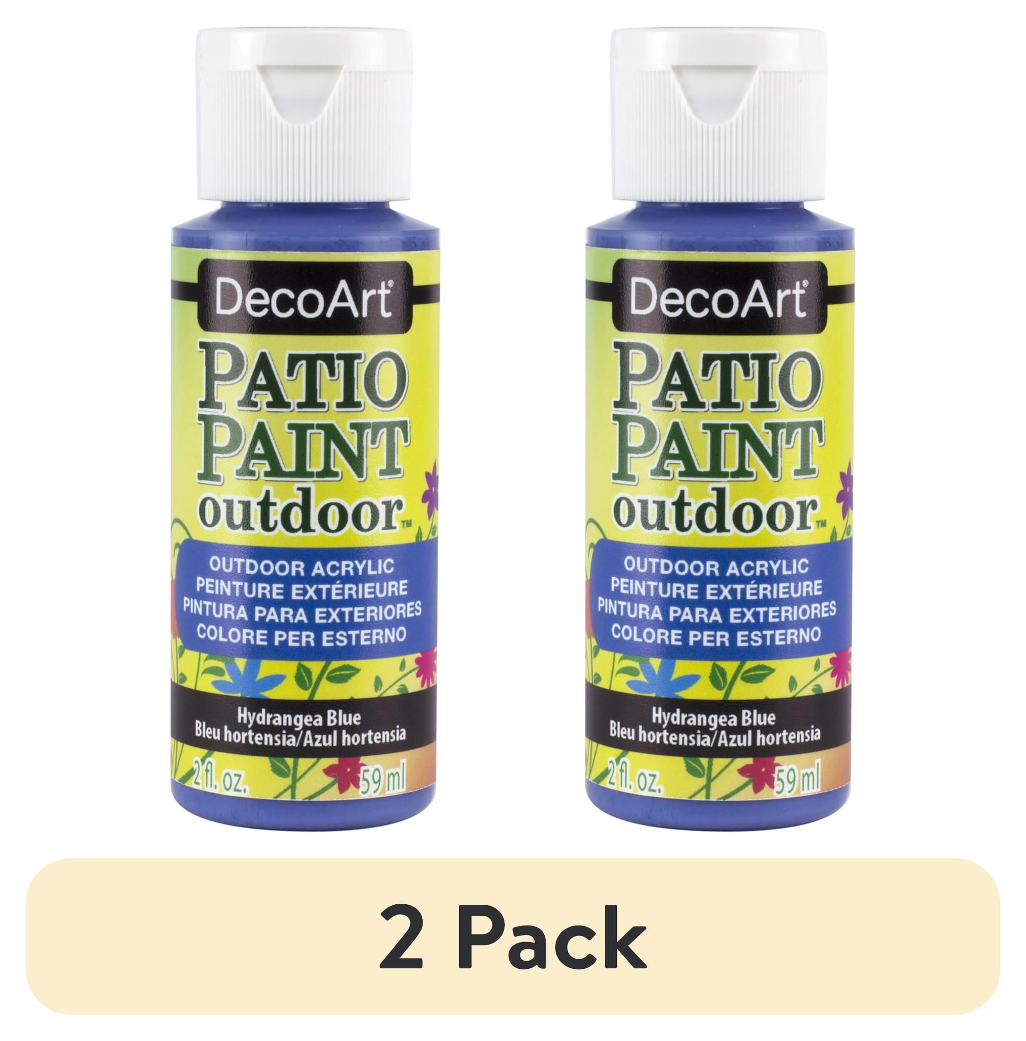 (2 pack) DecoArt Patio Paint, 2 oz., Hydrangea Blue