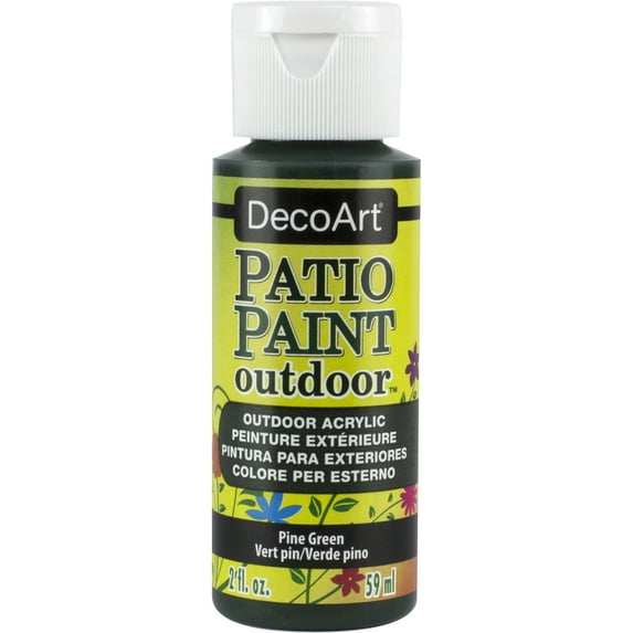 DecoArt Patio Paint, 2 oz., Pine Green