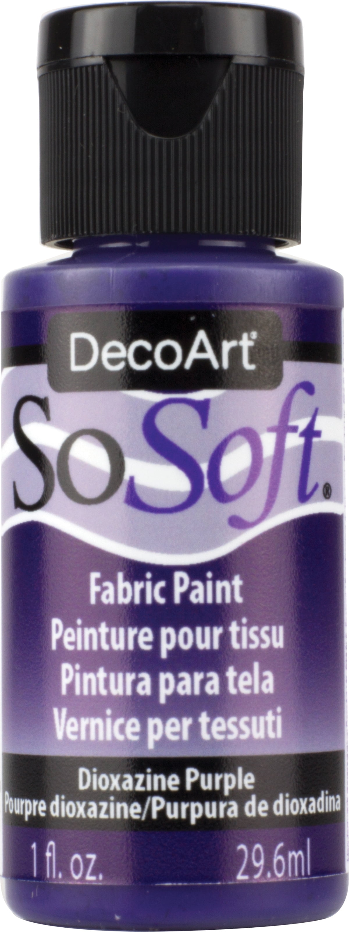 DecoArt SoSoft Fabric Acrylic Paint 1ozDioxazine Purple