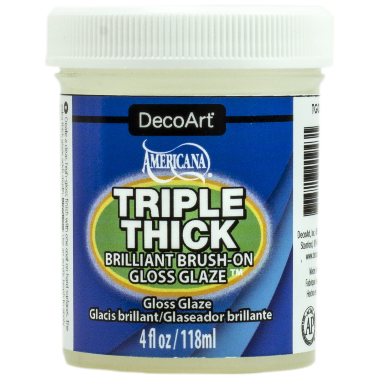 DecoArt TG01-9 Triple Thick Gloss Glaze, 8-Ounce Triple Thick
