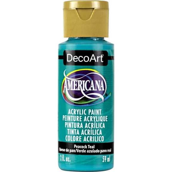 DecoArt Americana Acrylic Paint, 2 oz, Blue Color Family, Matte Finish