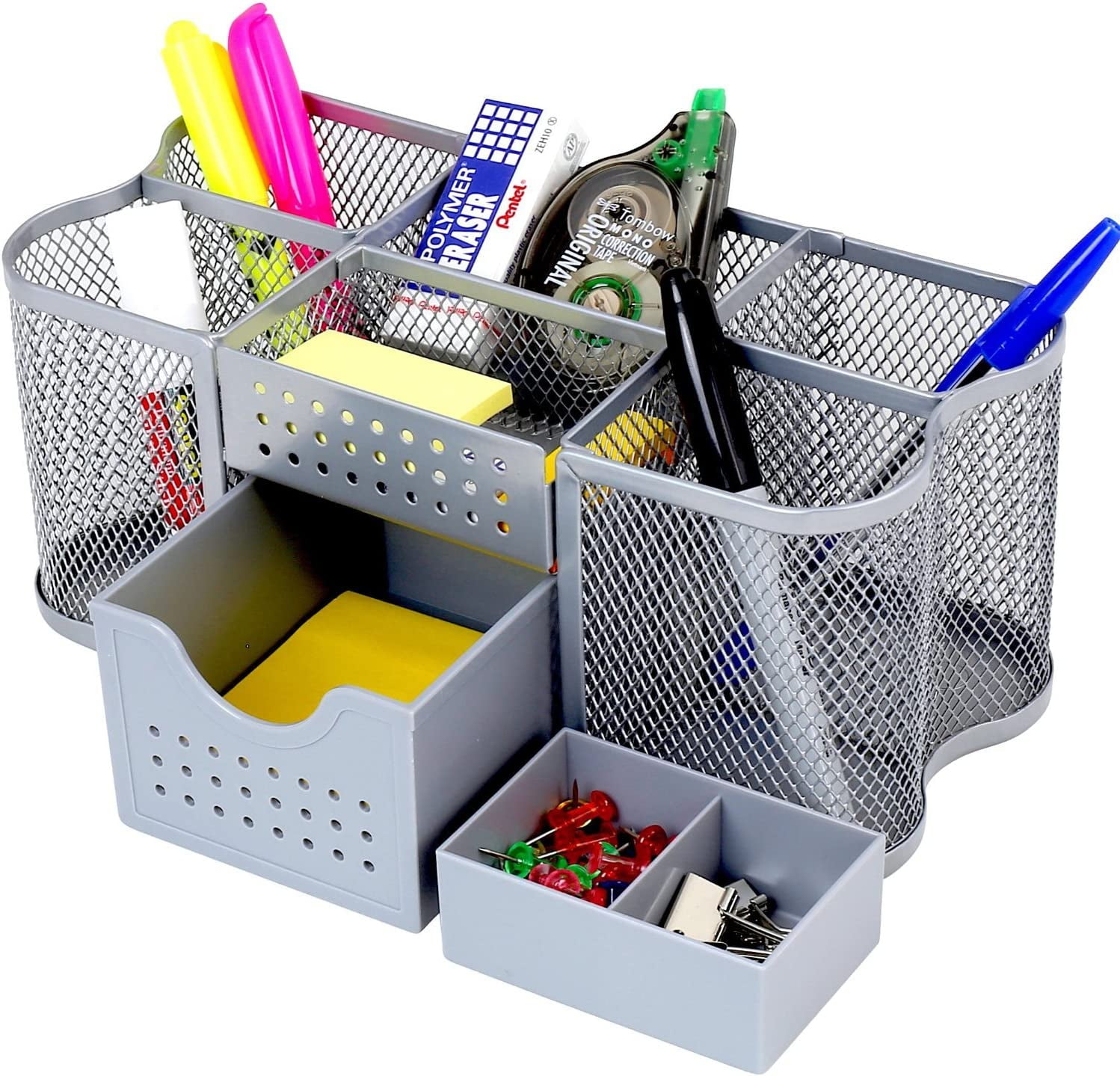 Pen+Gear Plastic Caddy, Craft and Hobby Organizer, Clear Tint
