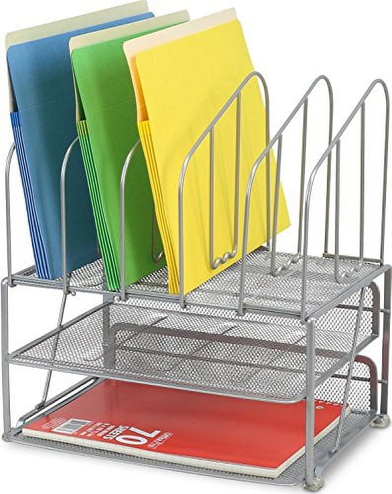 DecoBros Desktop Office Supplies Organizer, Mesh Desk Organiser with ...