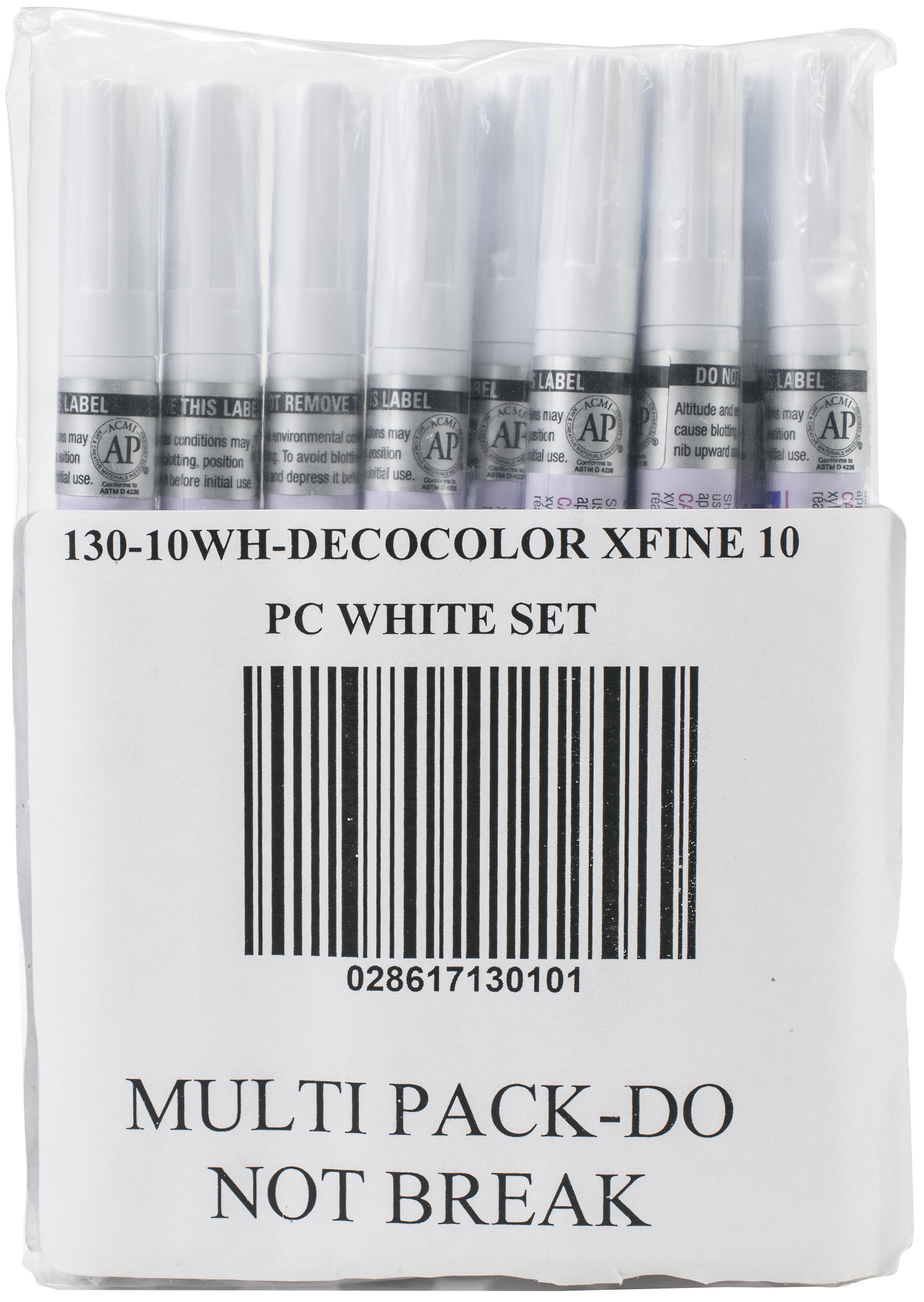 DecoColor Extra Fine Opaque Paint Marker 10/Pkg-White