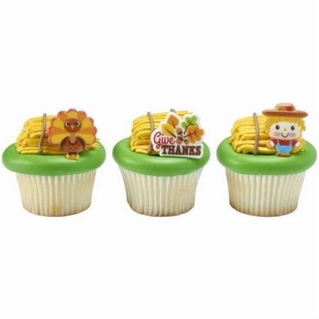 DecoPac Harvest Friends Cupcake Ring 144 count