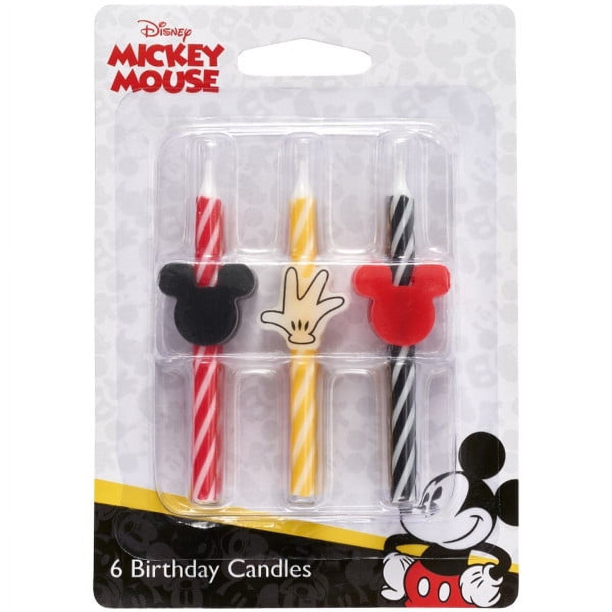 DecoPac Mickey Mouse Character Candles Multicolor Pack