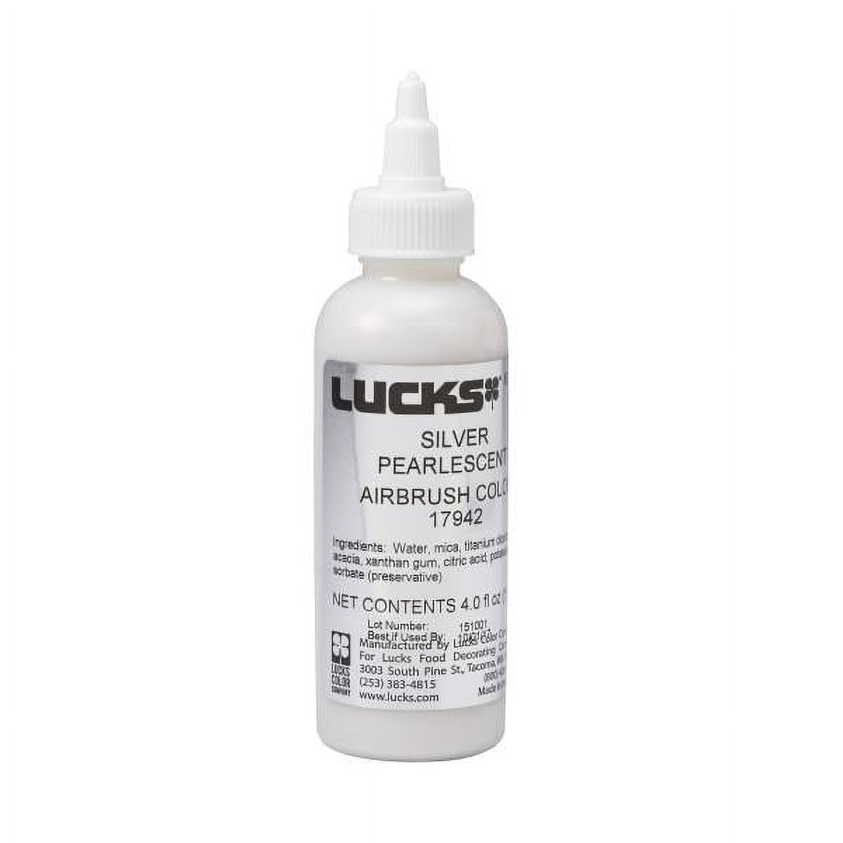 DecoPac Pearlescent Silver Shimmer Premium Airbrush Color