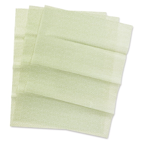 DecoPatch Decorative Papers - Green and White, Pkg of 3, 12" x 16"