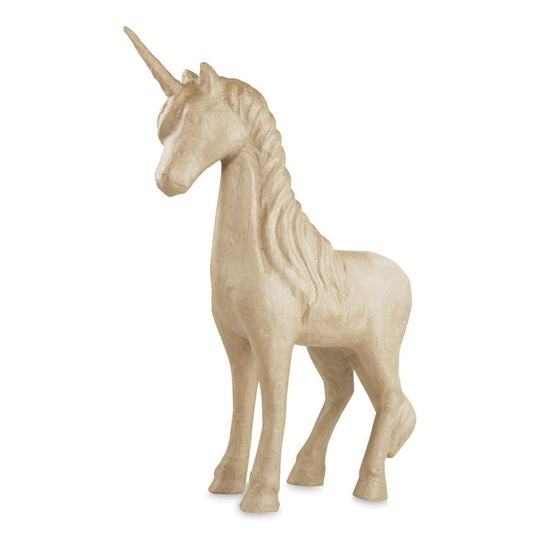 DecoPatch Large Paper Mache Animal - Unicorn 