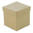 thumbnail image 1 of DecoPatch Paper Mache Box - Square, 4" x 4" x 4", 1 of 1