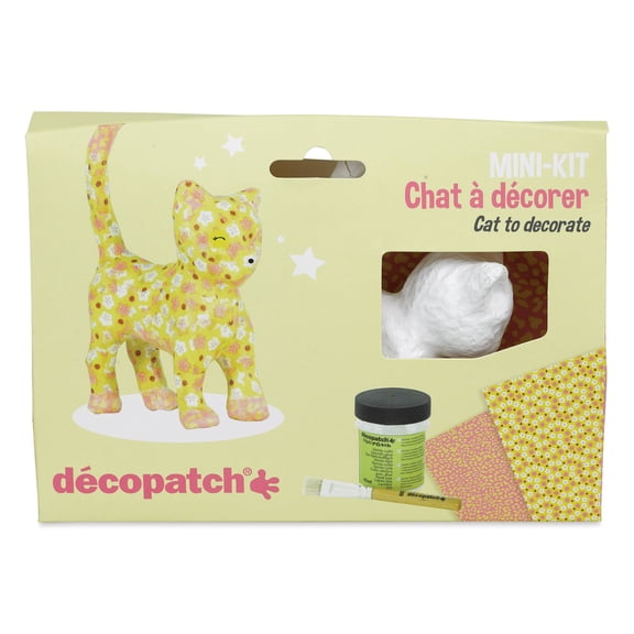 DecoPatch Paper Mache Cat Kit