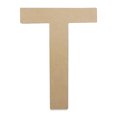 thumbnail image 1 of DecoPatch Paper Mache Funny Letter - T, Uppercase, 8-1/2" W x 12" H x 2" D, 1 of 1