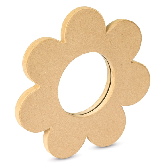 DecoPatch Paper Mache Mirror - Petal
