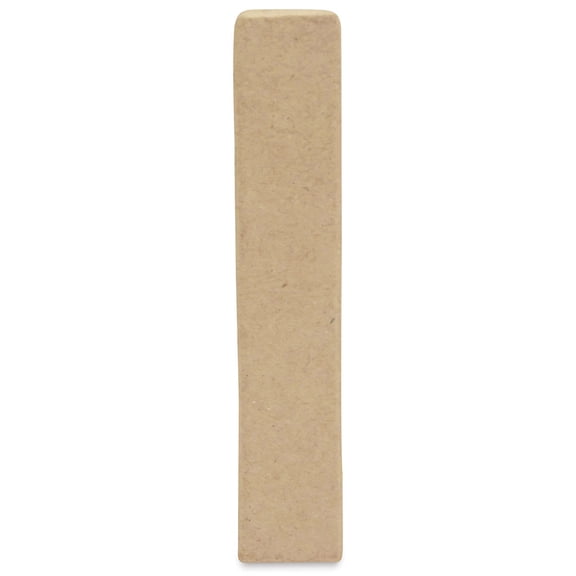 DecoPatch Paper Mache Small Kraft Letter - L, Lowercase, 1" W x 5" H x 1/2" D