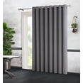 thumbnail image 1 of DecoSource - 1 Extra Wide Premium Patio Panel - 102 Inch Wide - 96" Long - 16 Grommets - Ideal for Sliding and Patio Doors - Thermal Insulated Blackout Curtain 102" x 96", Light Grey, 1 of 5