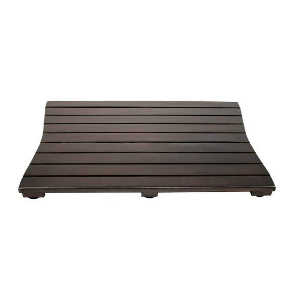 DecoTeak® Eleganto® 23”W Teak Floor Mat in a Woodland Brown Finish