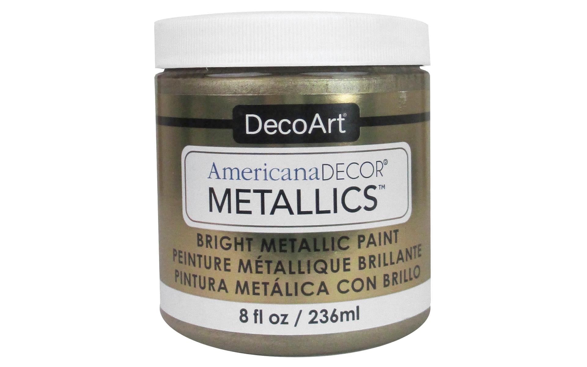 Champagne Gold 8oz Metallic Paint for Home Decor Projects
