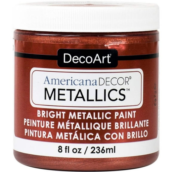 DecoArt Americana Decor 8oz Metallics Paint for Furniture & Home Dcor