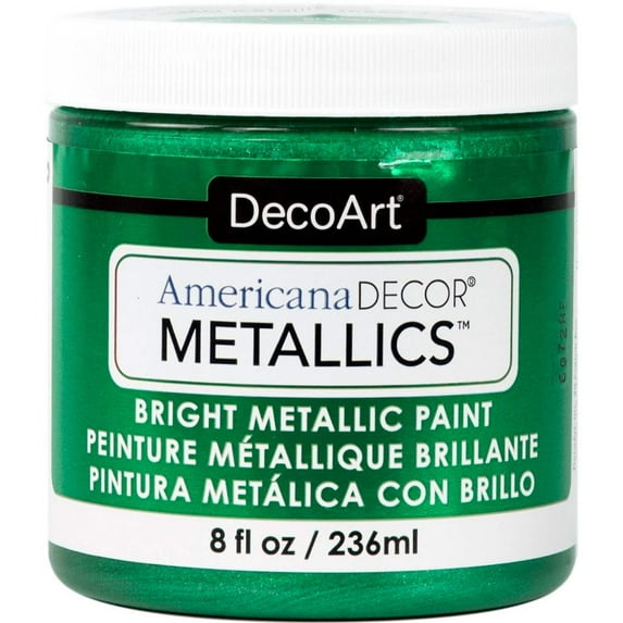 DecoArt Americana Decor 8oz Metallics Paint for Furniture & Home Décor