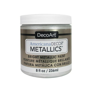 FolkArt Metallic Acrylic Craft Paint, Metallic Finish, Silver