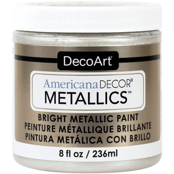 DecoArt Americana Decor 8oz Metallics Paint for Furniture & Home Décor