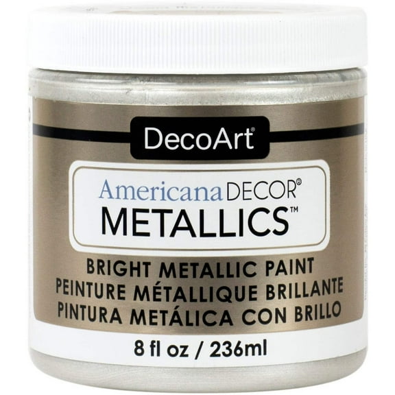 DecoArt Americana Decor 8oz Metallics Paint for Furniture & Home Décor