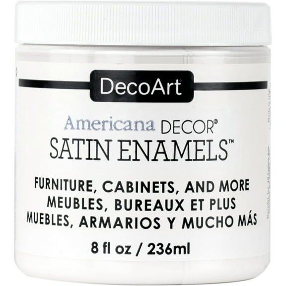 DecoArt Americana Decor 8oz Satin Enamels Paint for Cabinets & Furniture