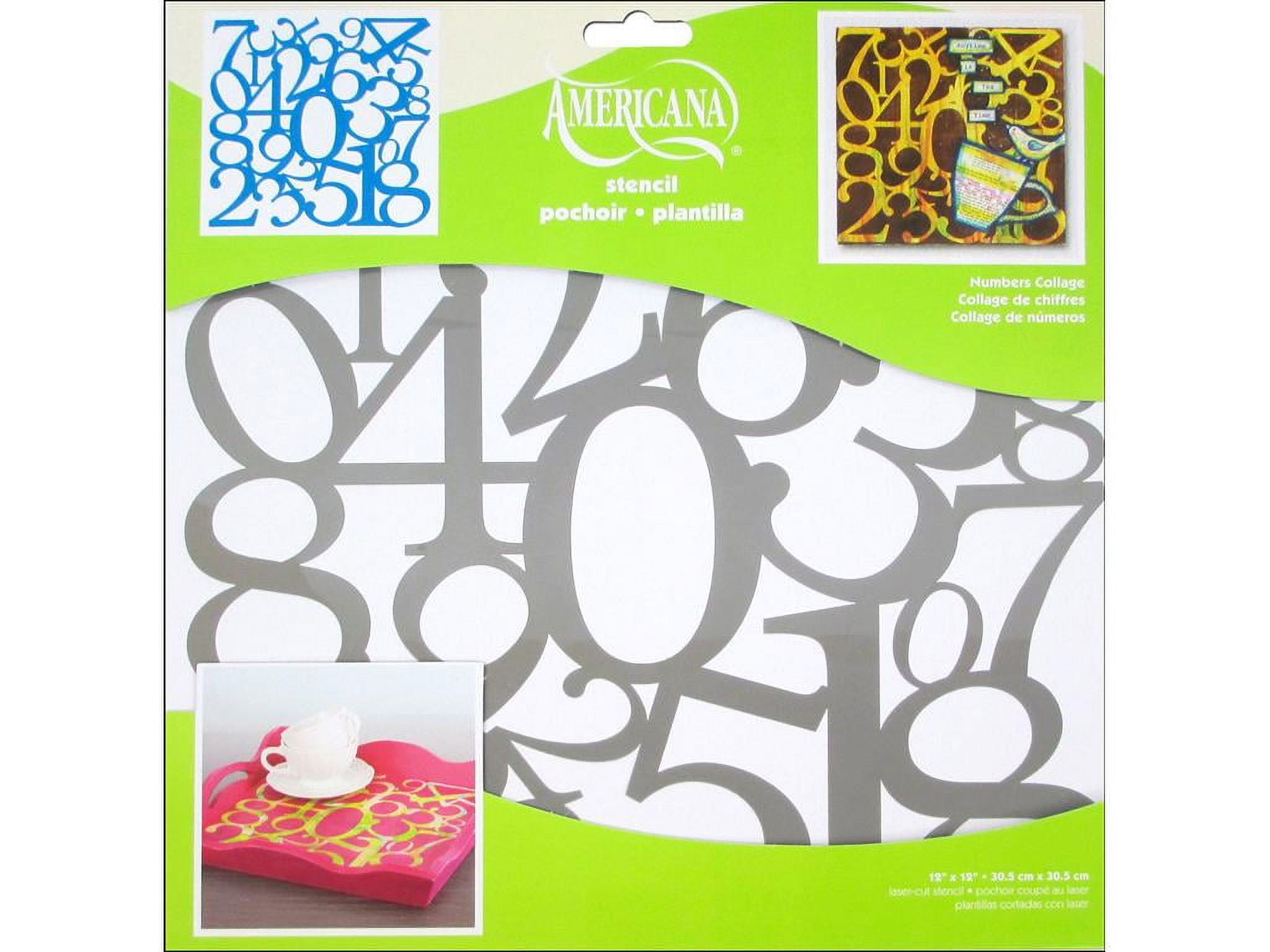 Decoart Americana Stencil Mixed Media 12x12 Num