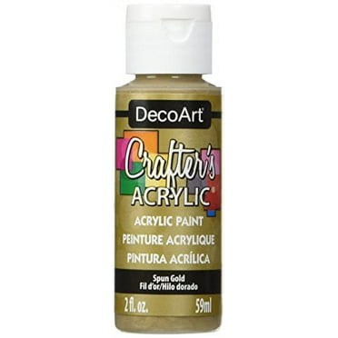 Decoart Crafter's Acrylic Paint 2oz Spun Gold