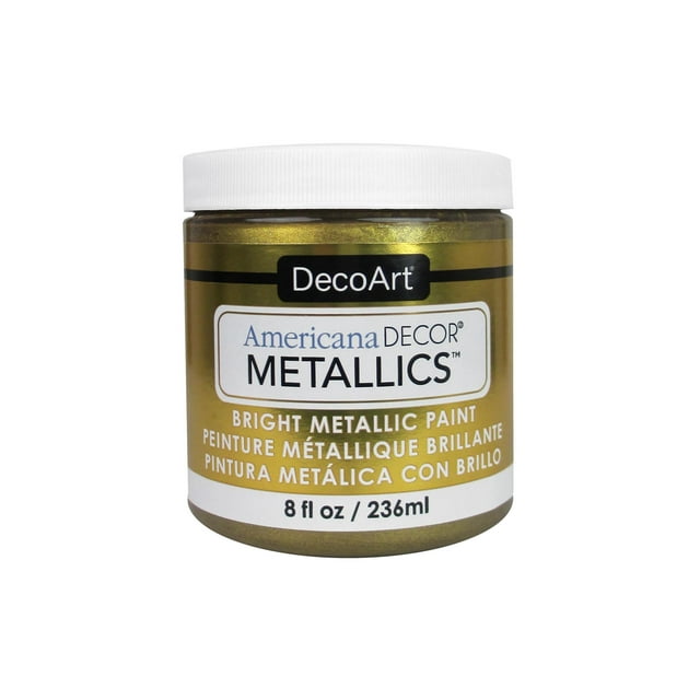 Decoart DECADMTL36.5 Ameri Deco Mtlc 8oz Vintbrass Americana Decor