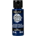 thumbnail image 1 of DecoArt Glass Paint 2oz-Navy, 1 of 11