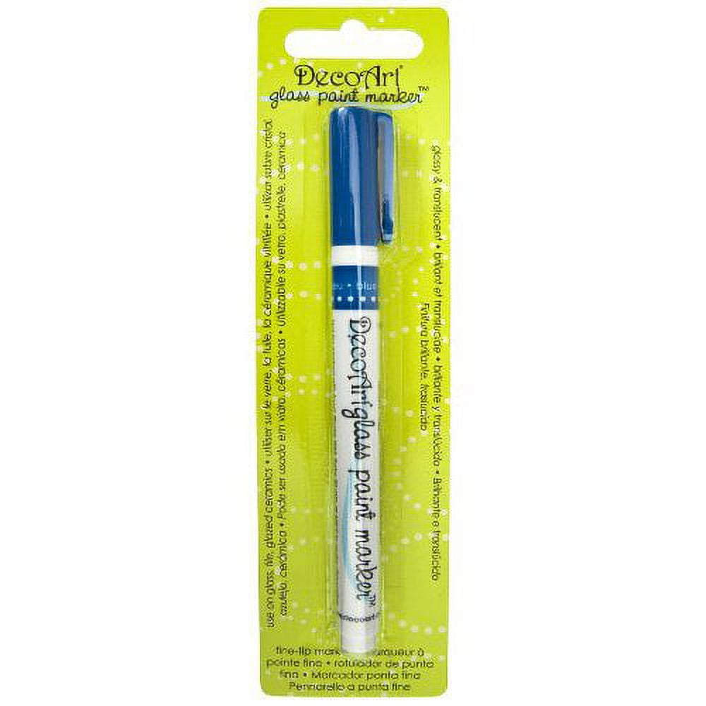 Decoart Glass Paint Marker Blue