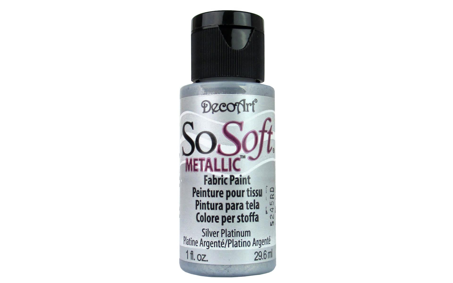 SoSoft Fabric Acrylic Paint Medium Glow 2oz-Clear, 1 count - Fred Meyer