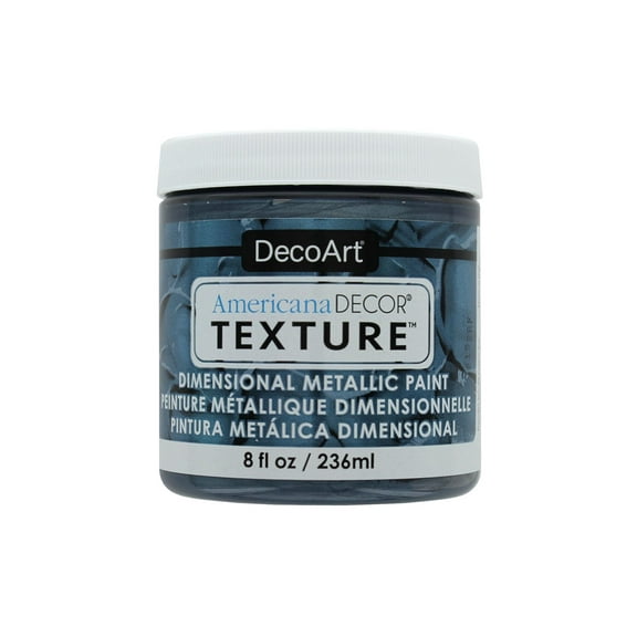 Decoart a Texture Metallics 8oz Pewter