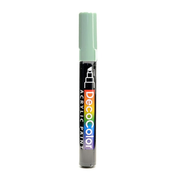 Decocolor Acrylic Paint Markers celadon, chisel tip (pack of 6)