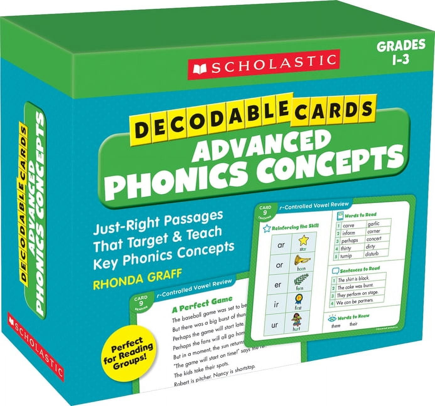 Decodable Cards: Advanced Phonics Concepts: Just-Right Passages That Target \u0026 Teach Key Phonics Concepts (Other)