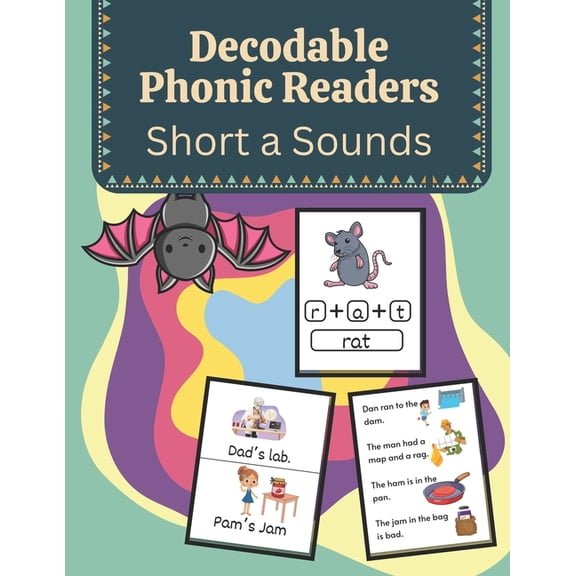 Decodable Phonic Readers - Short a Sounds: Learn to Read Short Vowel Words With These Phonic Readers, CVC Words Practice, (Paperback)