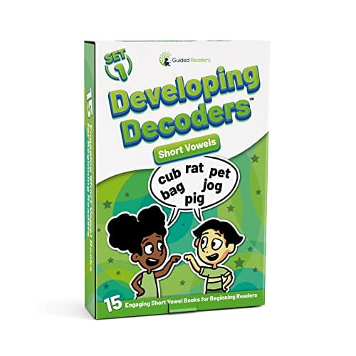 Pre-Owned Decodable Readers: 15 Short Vowel Phonics Decodable Books for Beginning Readers Ages 4-7 Developing Decoders (Set 1) Paperback