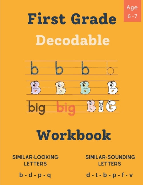 Decodable Workbook for Kids Ages 6 - 7: Dyslexia-Friendly Activities to ...