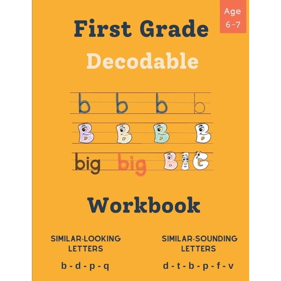 Decodable Workbook for Kids Ages 6 - 7: Dyslexia-Friendly Activities to Improve Reading Skills, Exercises for Decoding W, (Paperback)