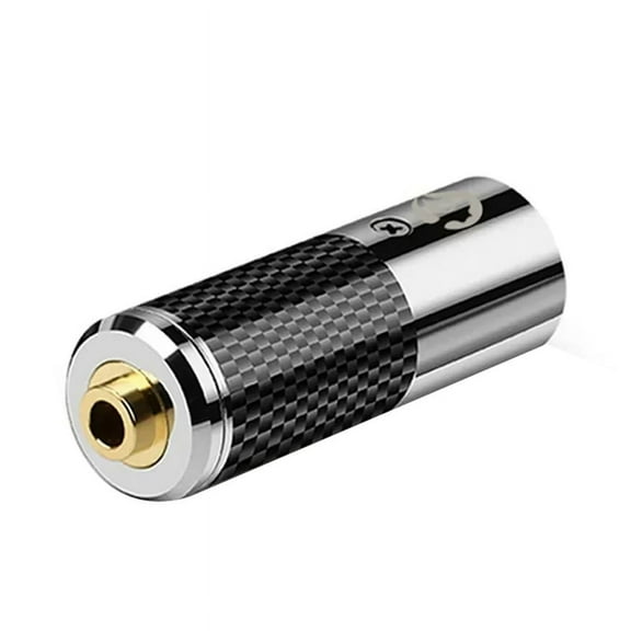 Decoder 4 Pin XLR Connector to 3.5 2.5 4.4 mm Jack Plug Audio Adapter Male Female Converter Carbon Fiber Shell 4.4mm