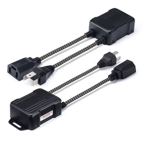 Decoder Anti Flicker Error Free for Headlight Bulbs | Premium Nylon Braided Cable, Heat-Resistant, Plug N Play,