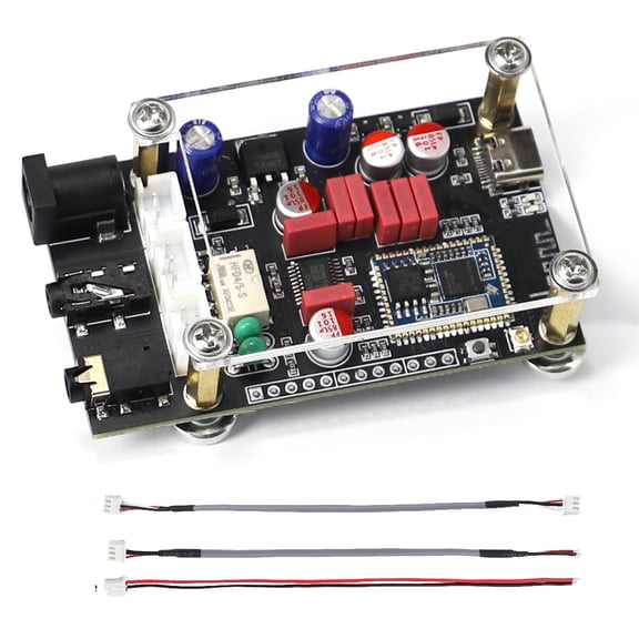 Decoding Board,Aptx Sound Usb Quality Decoder With Sound With Usb Qcc5125 Aptx 5.1 Clear Portable Usb Quality Sound Quality Clear 5.1 With Bt 5.1 Fine Quality Usb Decoder Qcc5125 Aptx Black